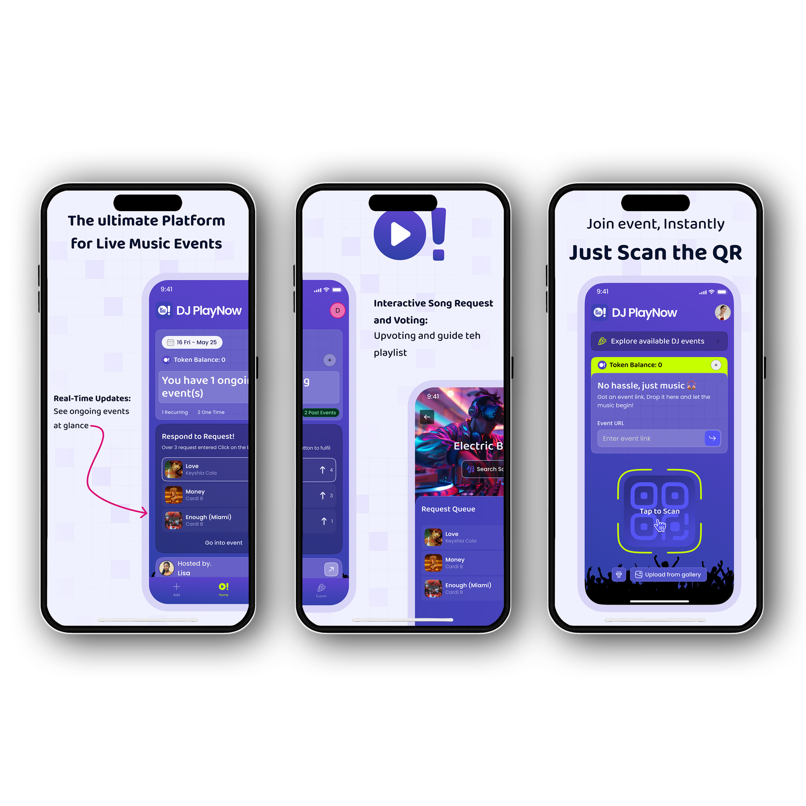 DJ and Live Music Events App Project